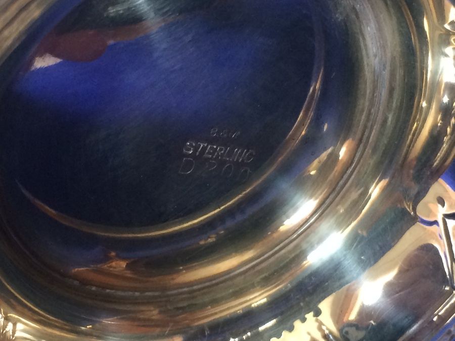 Baldwin & Miller (B&M) Sterling Tea Set - B&M was retailed by Cartier [Photo 20]