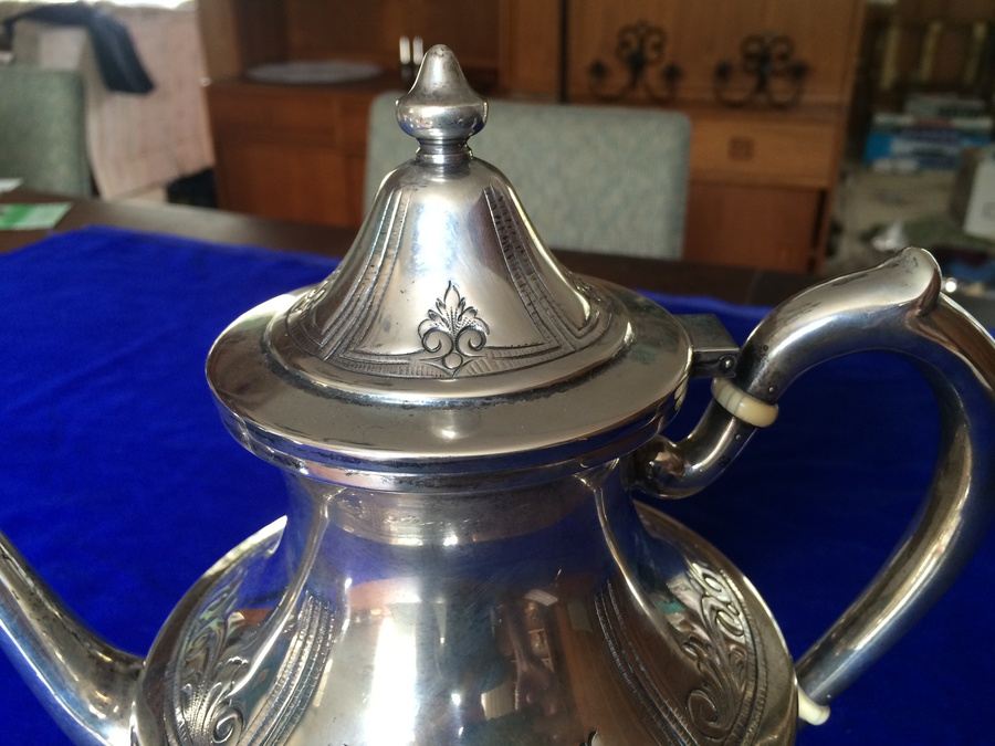 Baldwin & Miller (B&M) Sterling Tea Set - B&M was retailed by Cartier [Photo 22]