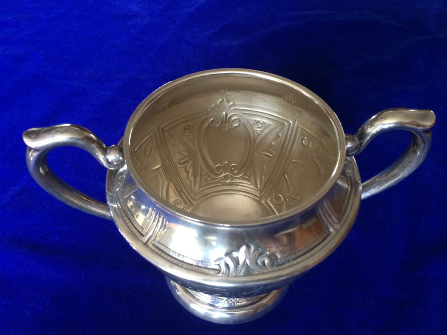 Baldwin & Miller (B&M) Sterling Tea Set - B&M was retailed by Cartier [Photo 6]