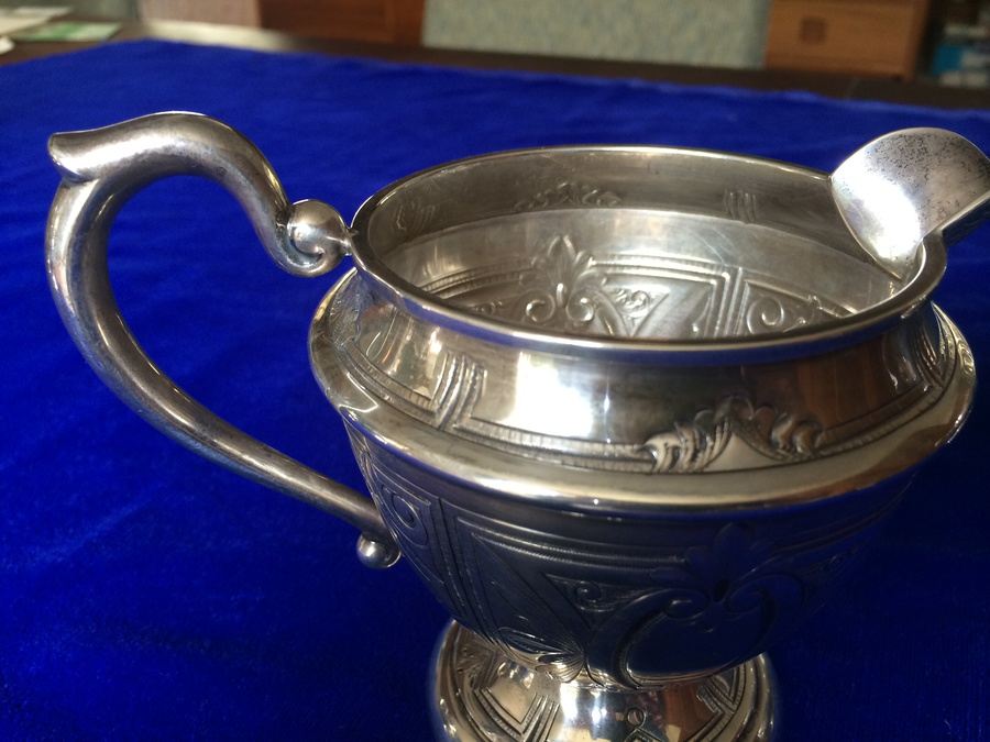 Baldwin & Miller (B&M) Sterling Tea Set - B&M was retailed by Cartier [Photo 11]