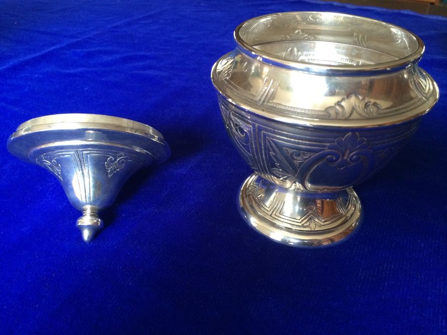 Baldwin & Miller (B&M) Sterling Tea Set - B&M was retailed by Cartier [Photo 19]