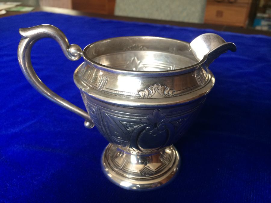 Baldwin & Miller (B&M) Sterling Tea Set - B&M was retailed by Cartier [Photo 8]