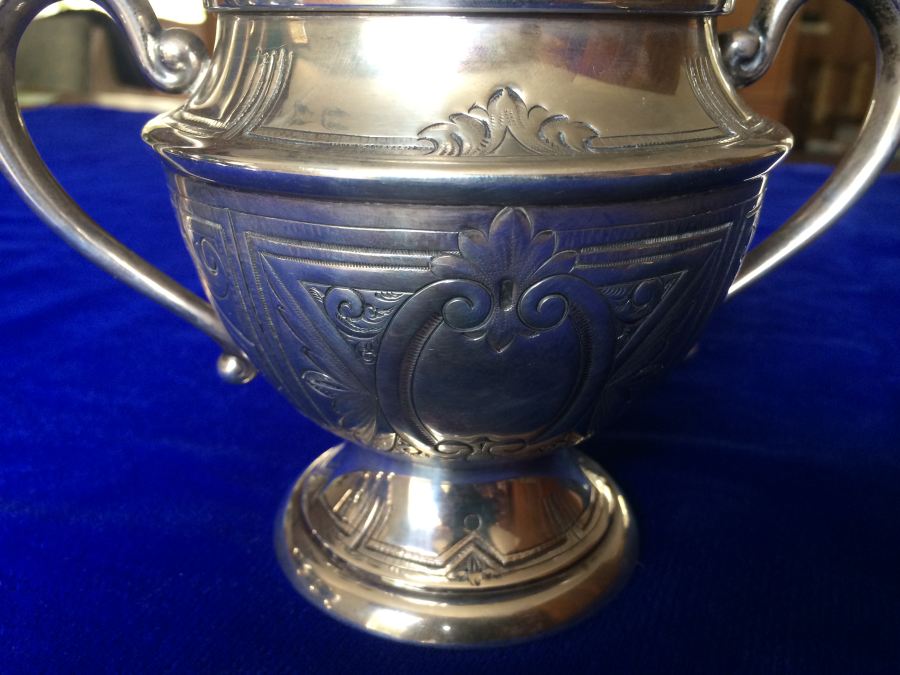 Baldwin & Miller (B&M) Sterling Tea Set - B&M was retailed by Cartier [Photo 4]