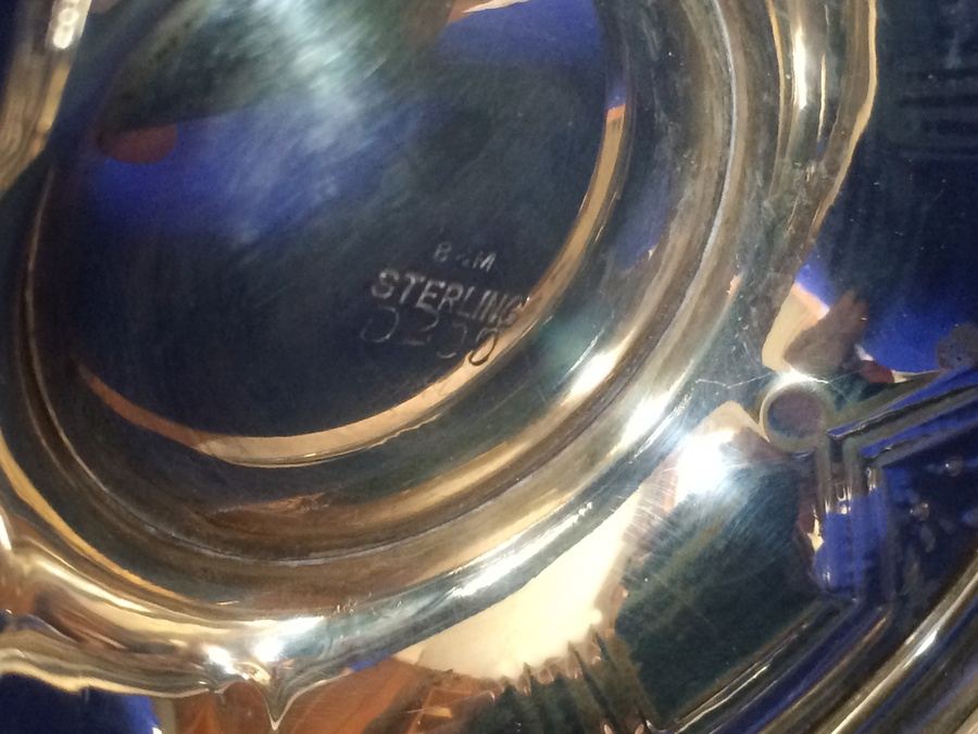 Baldwin & Miller (B&M) Sterling Tea Set - B&M was retailed by Cartier [Photo 13]