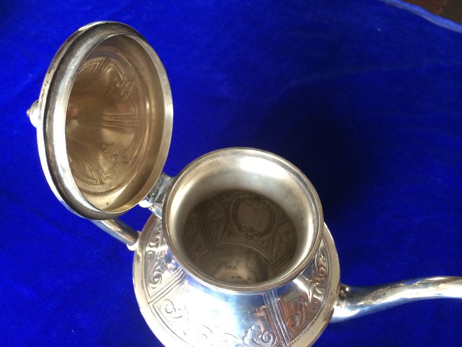 Baldwin & Miller (B&M) Sterling Tea Set - B&M was retailed by Cartier [Photo 31]
