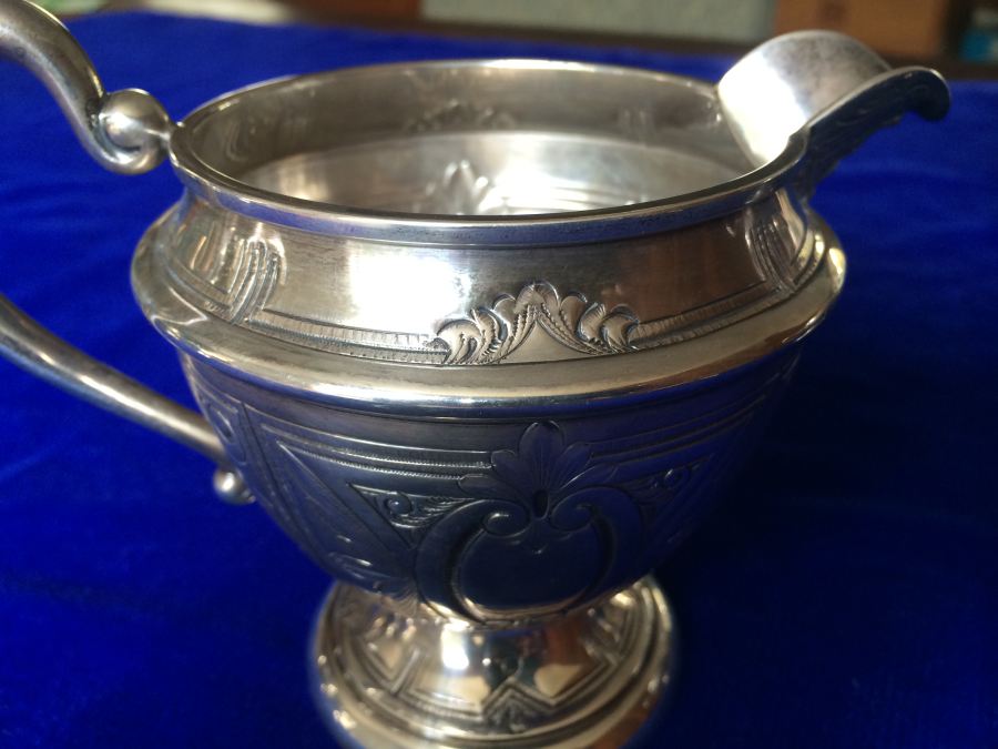 Baldwin & Miller (B&M) Sterling Tea Set - B&M was retailed by Cartier [Photo 10]