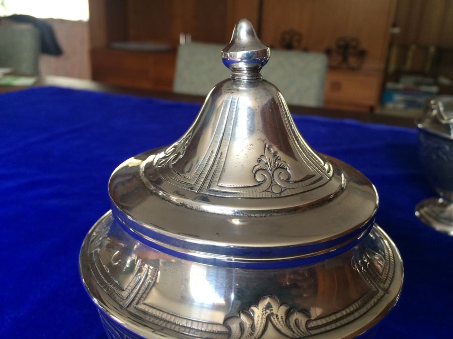 Baldwin & Miller (B&M) Sterling Tea Set - B&M was retailed by Cartier [Photo 15]