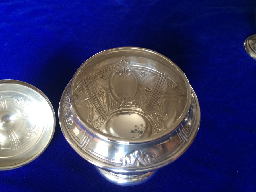 Baldwin & Miller (B&M) Sterling Tea Set - B&M was retailed by Cartier [Photo 18]
