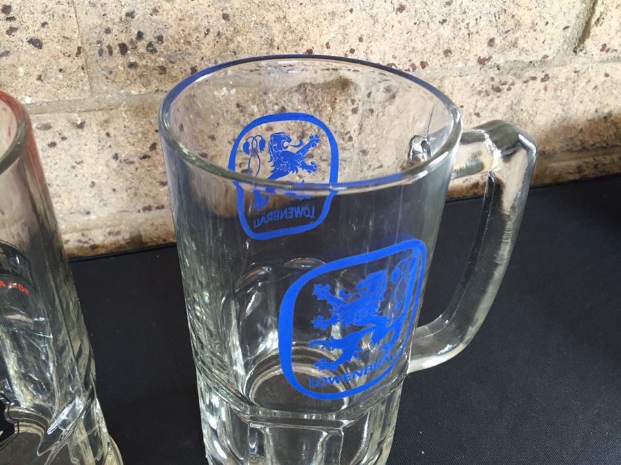 Large Beer Advertising Steins Michelob Lowenbrau Heineken [Photo 5]