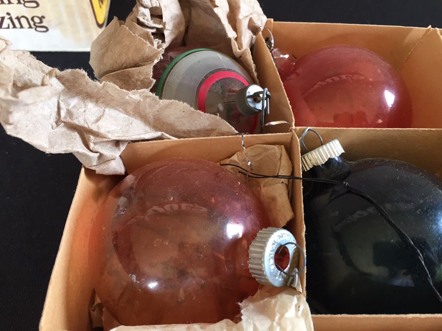 Two Boxes Of Vintage Glass Ornaments Premier Glass Works & Germany [Photo 9]