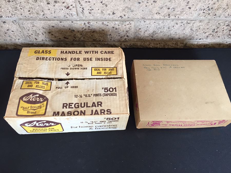 Two Boxes Of Vintage Glass Ornaments Premier Glass Works & Germany [Photo 4]