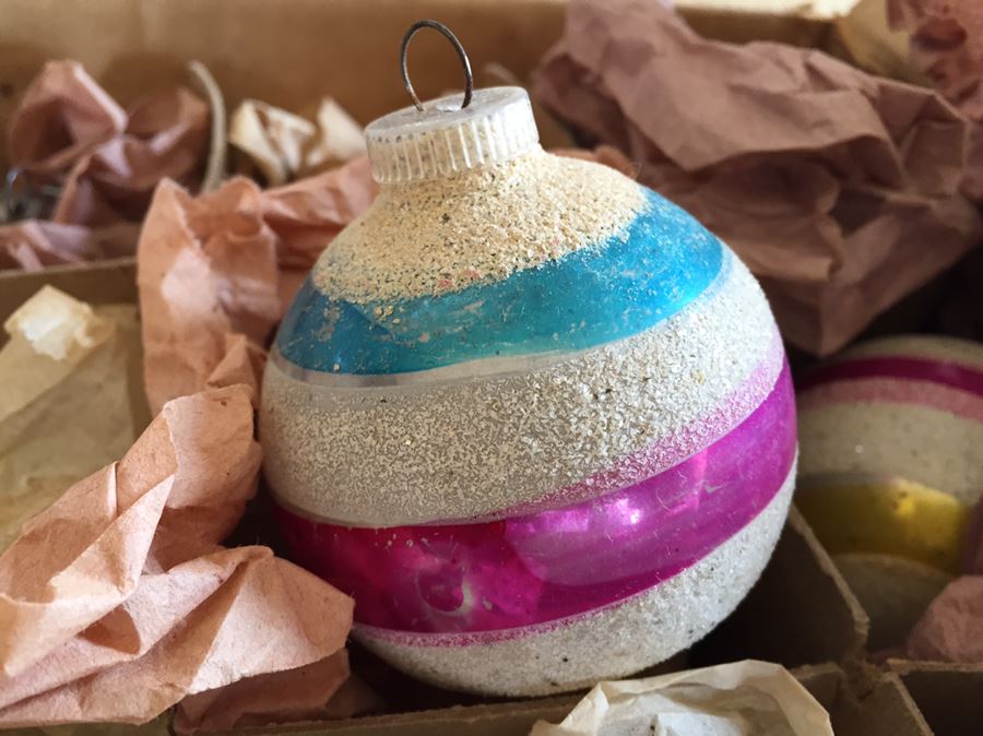 Two Boxes Of Vintage Glass Ornaments Premier Glass Works & Germany [Photo 13]