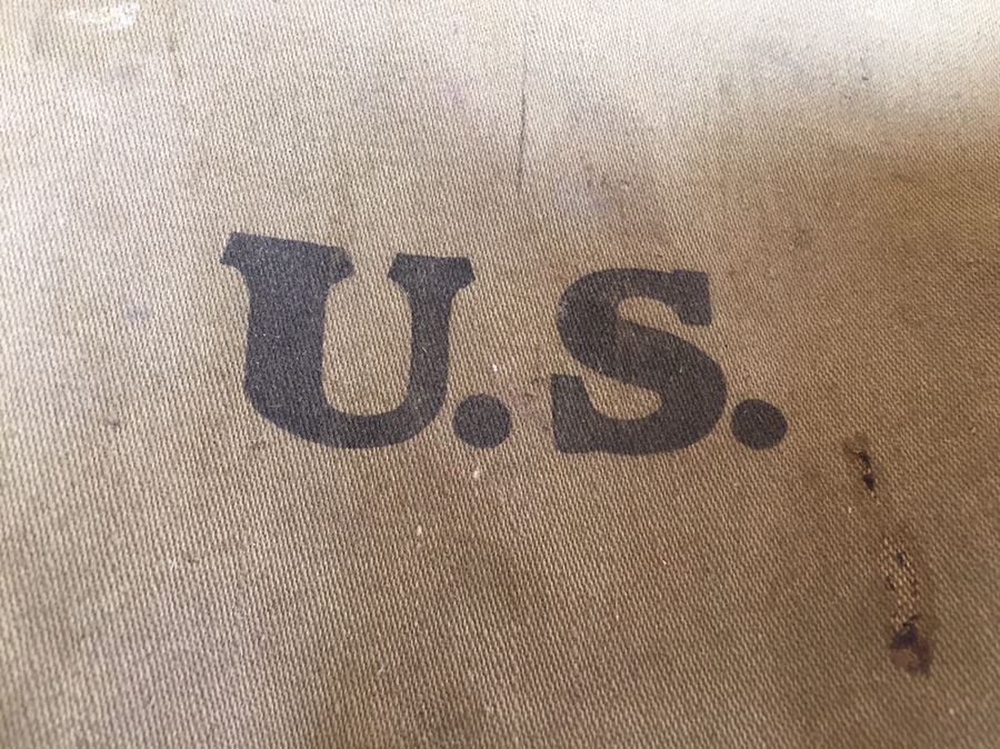 1942 U.S. Military WW II Backpack With Canteen, Mess Kit And Flatware [Photo 6]