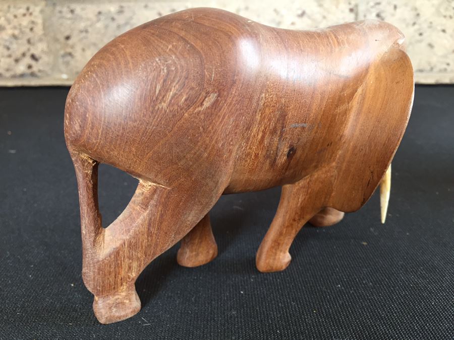 Collection Of Various Wood And Stone Carved Animals And Metal Sculpture Animals [Photo 15]