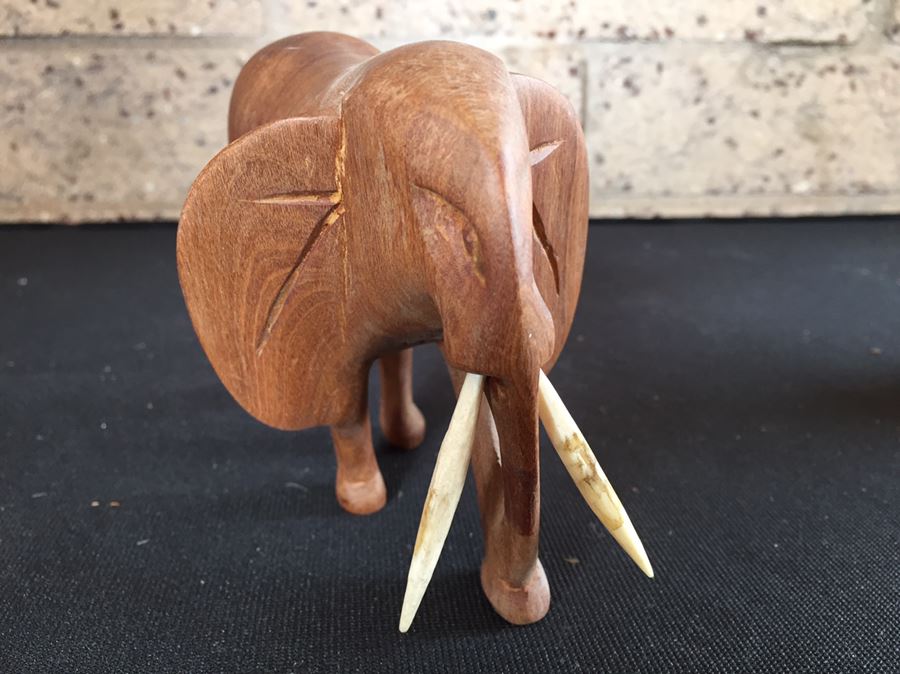 Collection Of Various Wood And Stone Carved Animals And Metal Sculpture Animals [Photo 14]