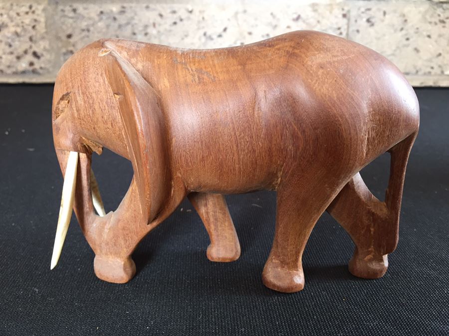 Collection Of Various Wood And Stone Carved Animals And Metal Sculpture Animals [Photo 16]