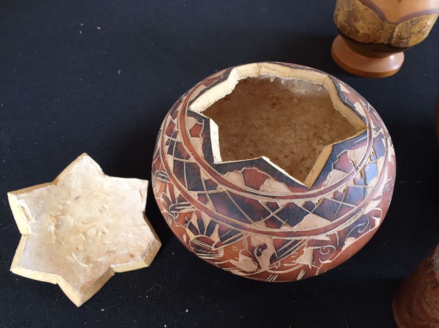 Wooden Bowl And Vase Lot [Photo 5]