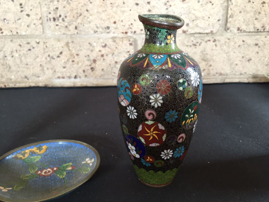 Various Cloisonne Pieces [Photo 9]