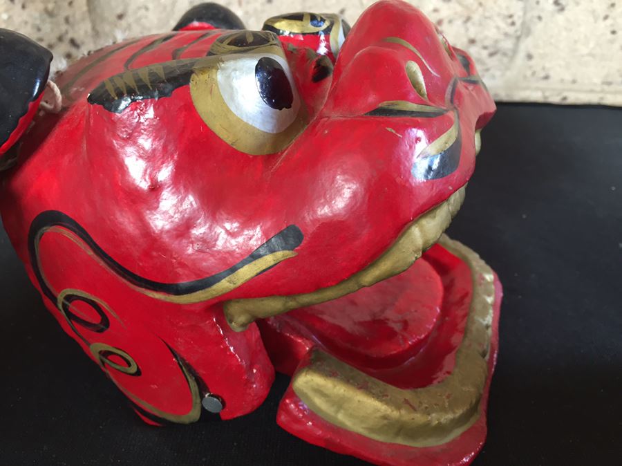 Red Chinese Dragon Hand Puppet [Photo 3]