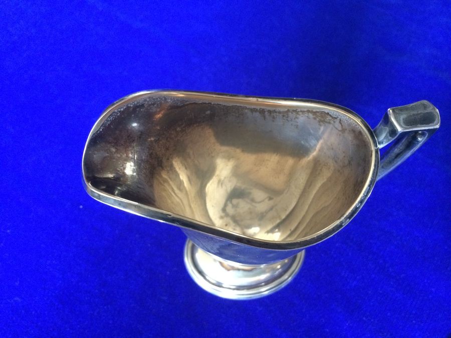 Reed & Barton 2030 Sugar Basket w/ Swining Handle and Creamer Silverplate [Photo 4]