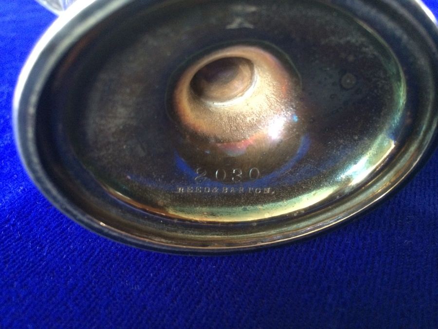 Reed & Barton 2030 Sugar Basket w/ Swining Handle and Creamer Silverplate [Photo 7]