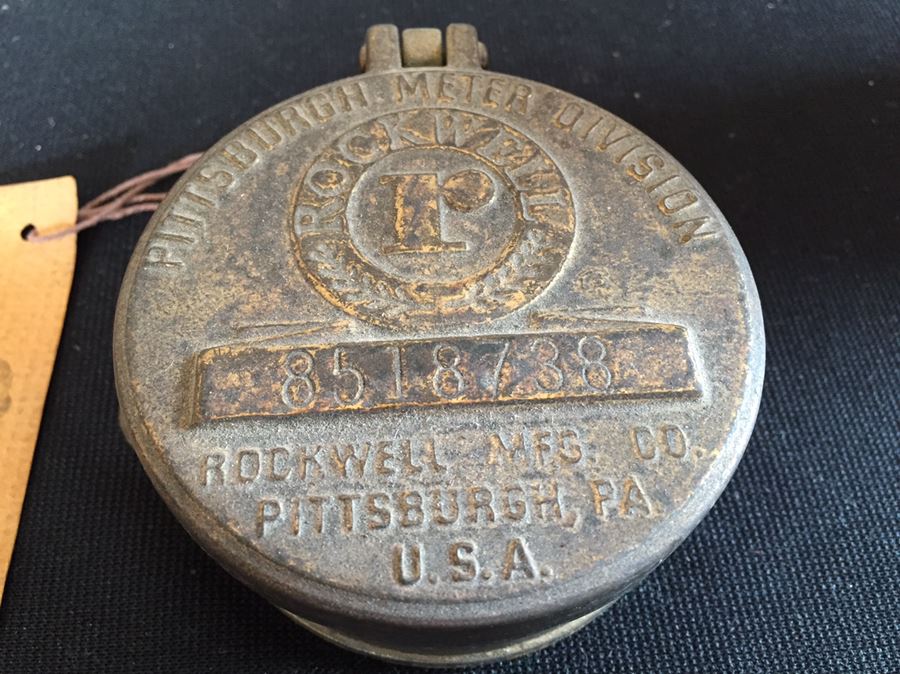 Vintage Water Meter Cap Rockwell Pittsburgh, PA [Photo 2]