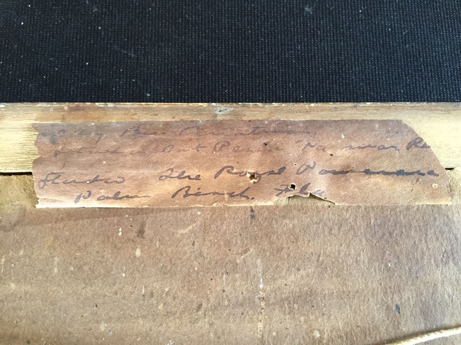 1915 Original Ben Austrian Painting In Vintage Frame [Photo 9]