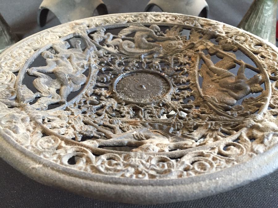 Various Metal Candle Holders And Ornate Footed Bowl [Photo 6]