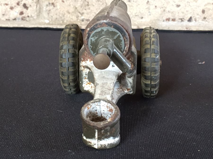 Old Vintage Big Bang Carbide Toy Cannon Cast Iron Metal [Photo 8]