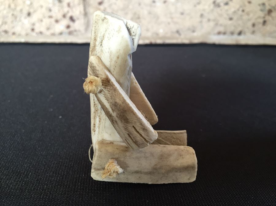 Unusual Jointed Carved Bone Figurine [Photo 6]