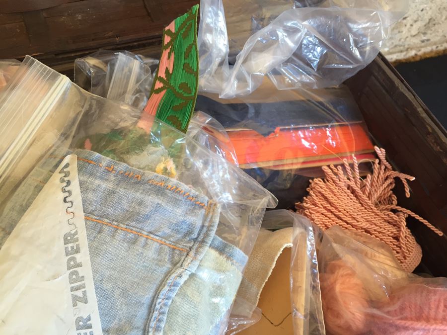 Huge Lot Of Sewing, Crafting Items, Baskets And Box Lot [Photo 28]