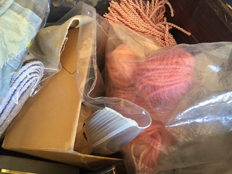 Huge Lot Of Sewing, Crafting Items, Baskets And Box Lot [Photo 27]