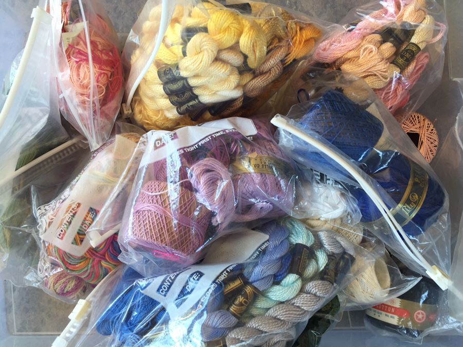 Huge Lot Of Sewing, Crafting Items, Baskets And Box Lot [Photo 30]