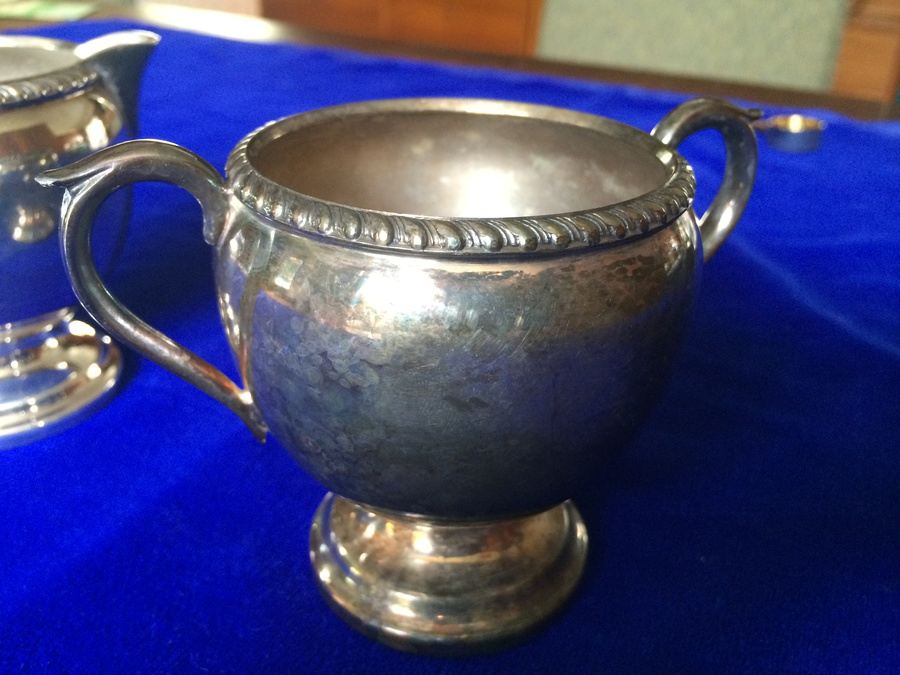 Creamer and Sugar Silverplate Set [Photo 2]