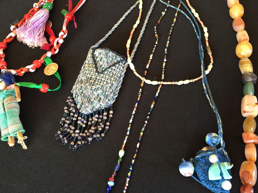 Large Jewelry And Box Lot Includes Various Necklaces, Brooches And Boxes [Photo 13]