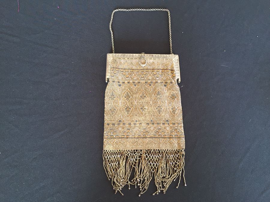Stunning Vintage Beaded Purse French [Photo 1]