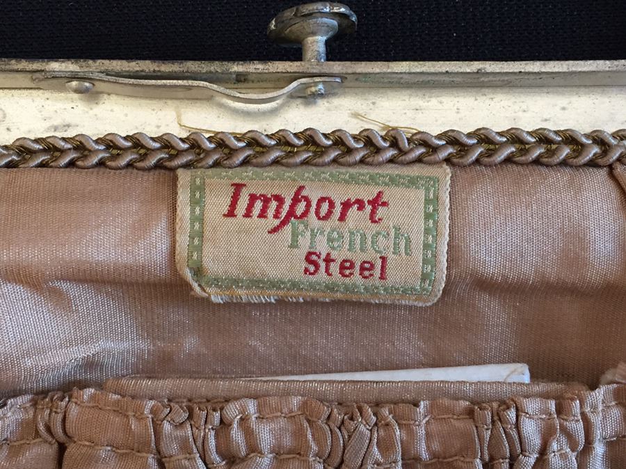 Stunning Vintage Beaded Purse French [Photo 11]