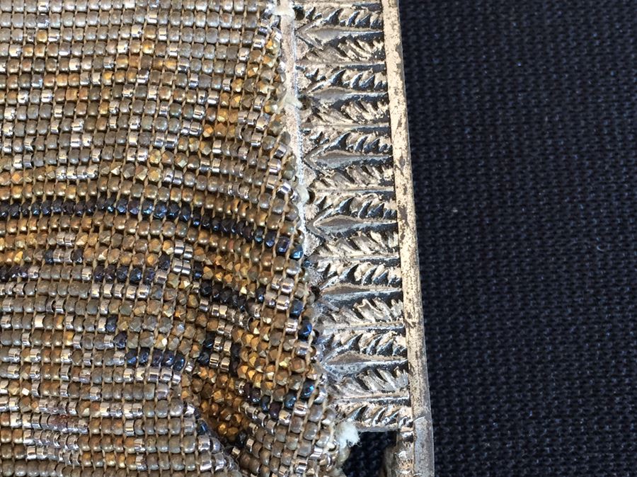 Stunning Vintage Beaded Purse French [Photo 9]