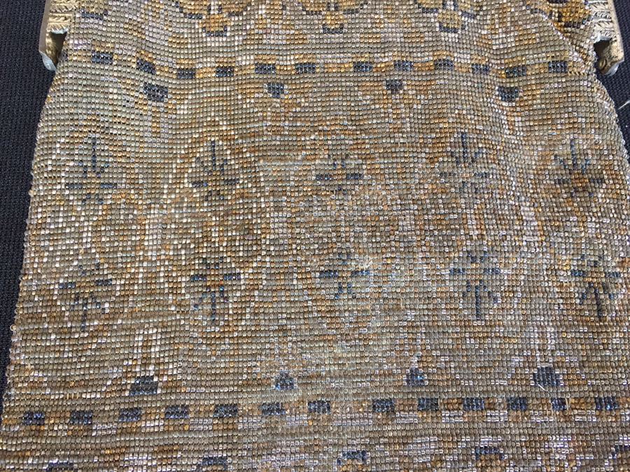 Stunning Vintage Beaded Purse French [Photo 6]
