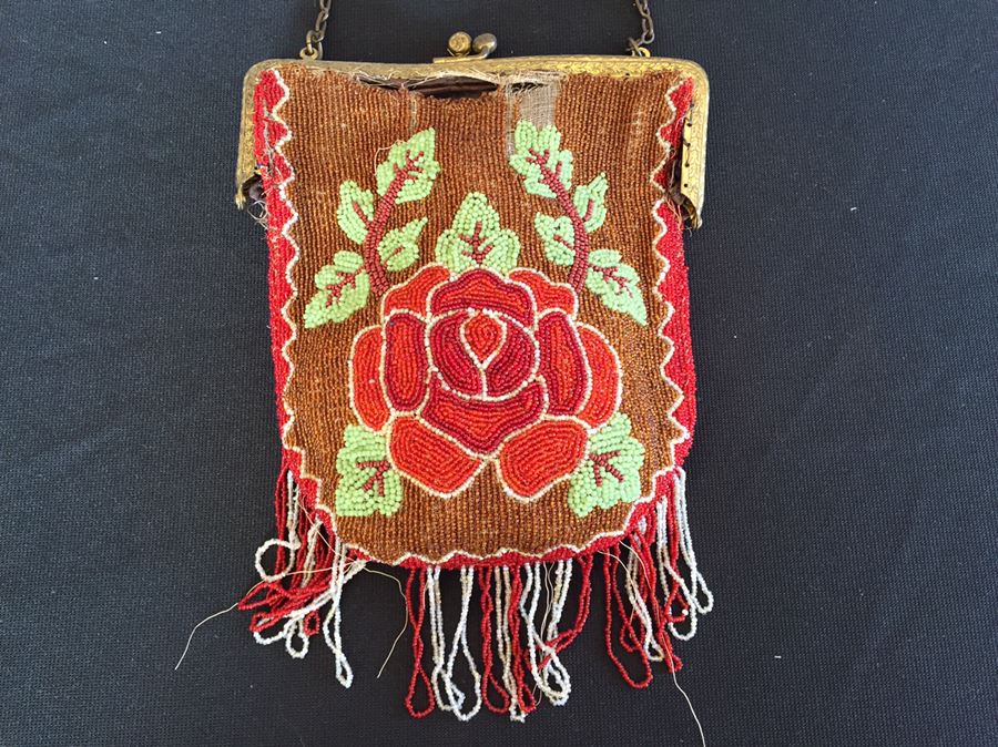 Fabulous Vintage Beaded Purse France [Photo 2]