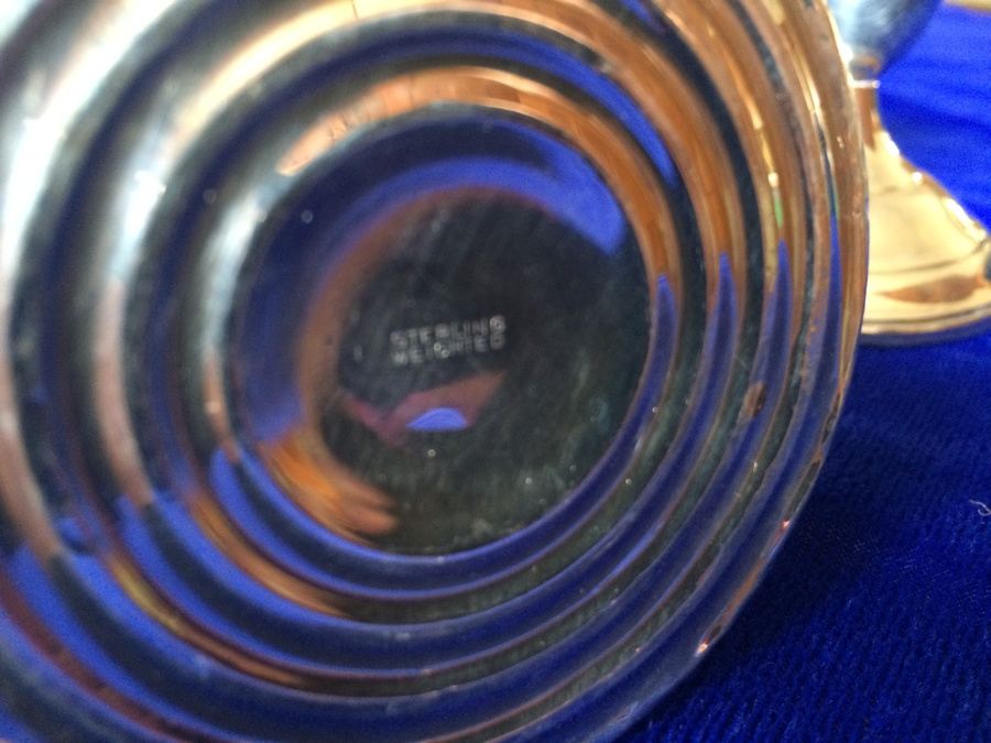 Sterling Silver Weighted Candle Holders [Photo 7]