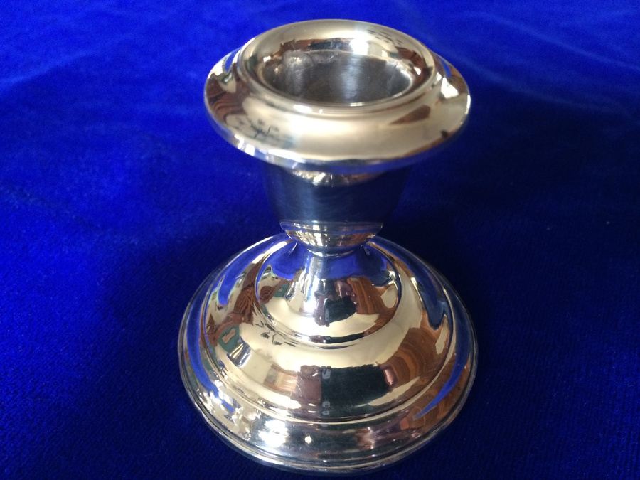 Sterling Silver Weighted Candle Holders [Photo 5]