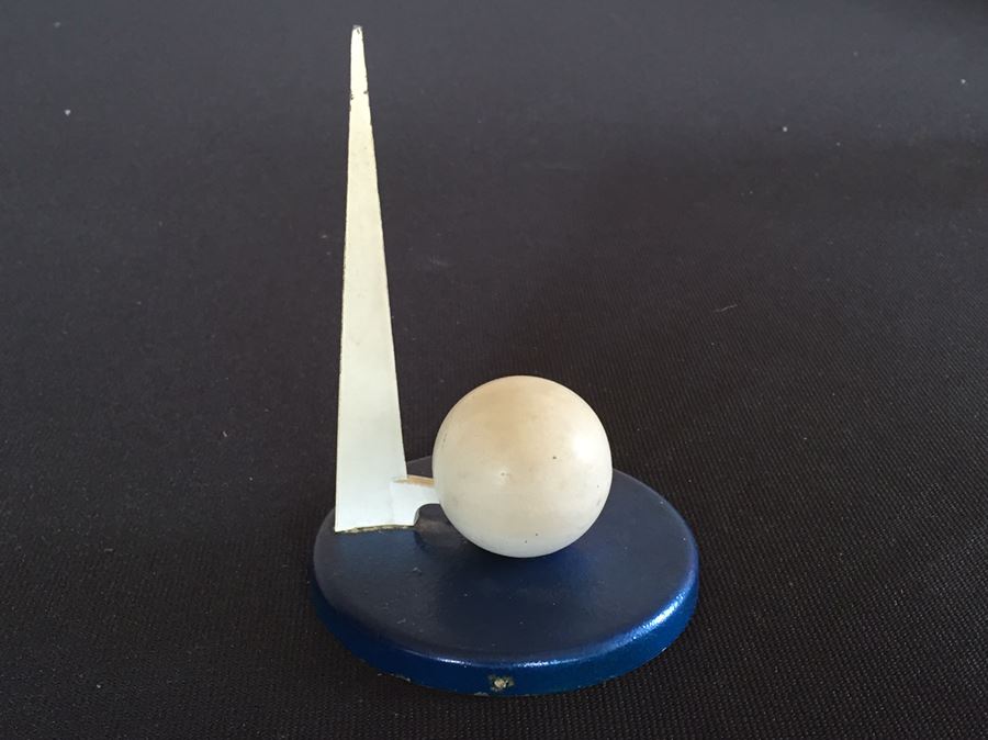 Metal Sculpture Of The Trylon & Perisphere From 1939 New York World's Fair [Photo 6]