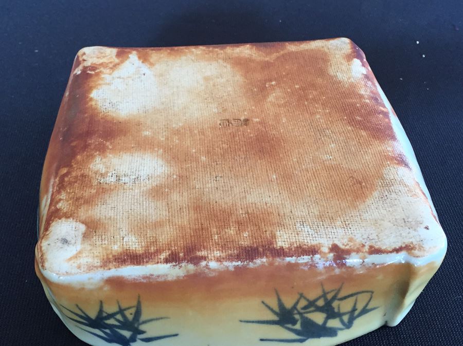 Old Signed Asian Blue And White Bowl [Photo 7]