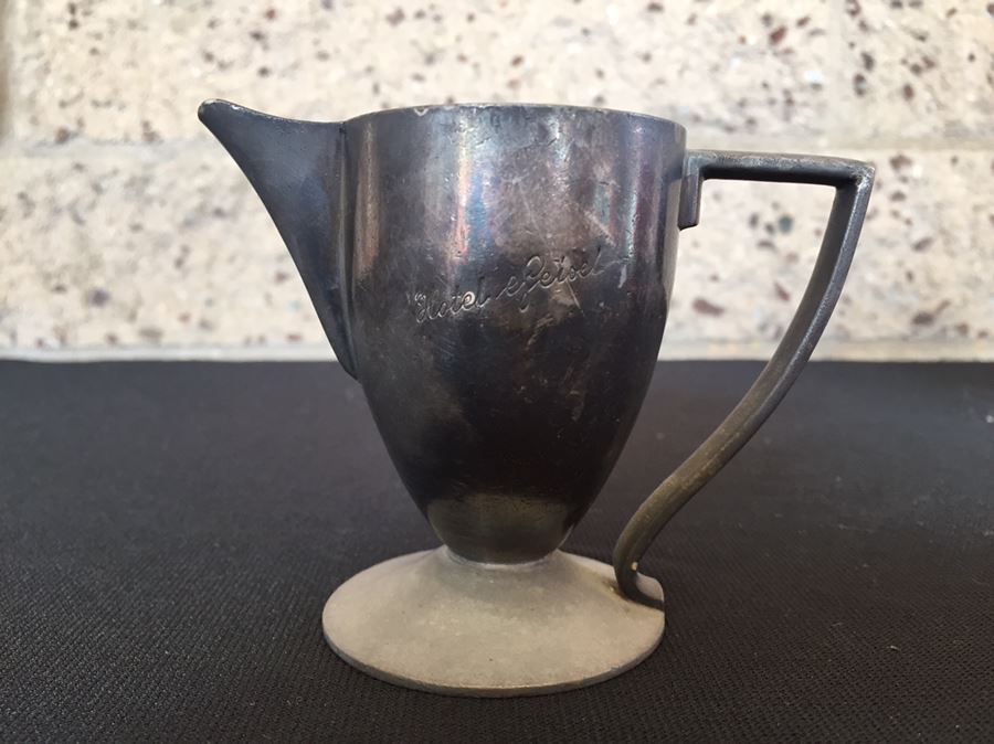 Small Silverplate Hotel Pitcher [Photo 2]