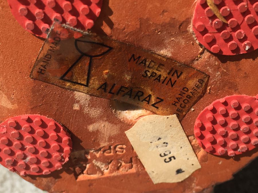 Mid-Century Alfaraz Pottery Spain Large Owl [Photo 3]