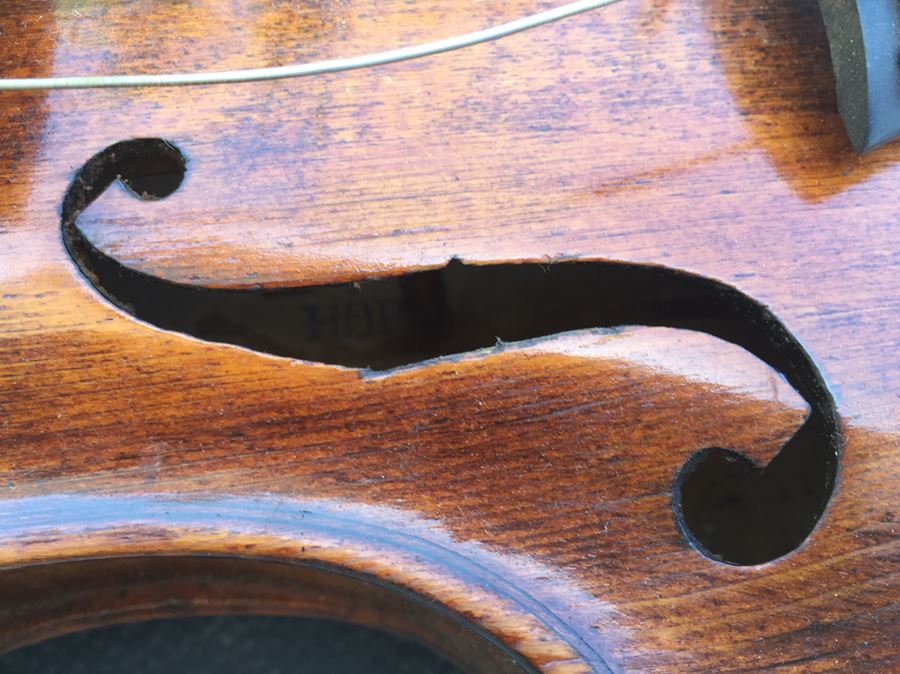 Old German Hopf Violin In Case With Two VOIRIN Bows [Photo 23]