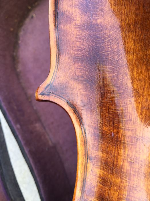 Old German Hopf Violin In Case With Two VOIRIN Bows [Photo 22]