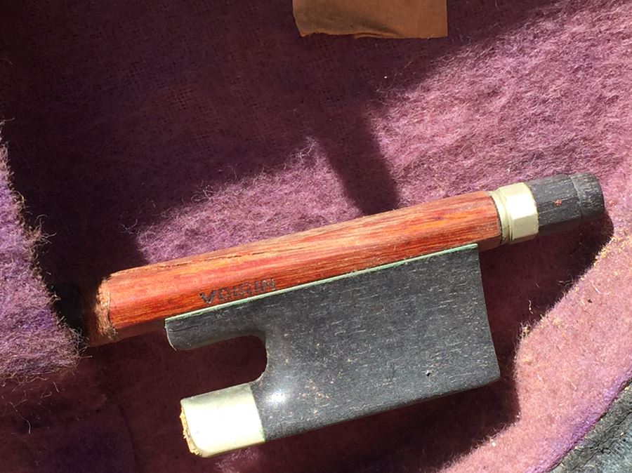 Old German Hopf Violin In Case With Two VOIRIN Bows [Photo 13]