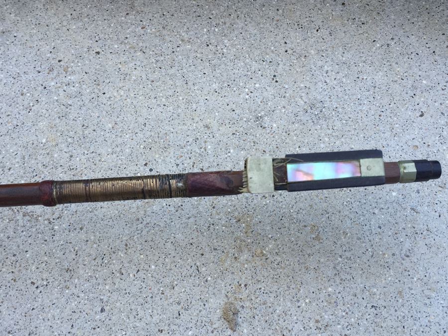 Old German Hopf Violin In Case With Two VOIRIN Bows [Photo 31]